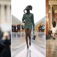 Tres estilos de moda: glamour audaz, minimalismo vanguardista y romántico floral. Diversos tipos de aesthetic.