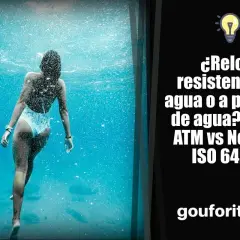 Mujer nadando bajo el agua. Descubre si tu reloj de 5 atm es apto para bucear.