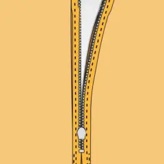 Cierre de cremallera amarillo, un invento que revolucionó la moda.