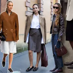 Estilos chic para mujer: cómo llevar mocasines con bermudas, faldas o jeans. Looks modernos y elegantes.