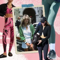 Estilos de marcas de ropa deportiva, desde los 70 hasta hoy: leggings psicodélicos, atuendos de tenis y moda athleisure moderna.