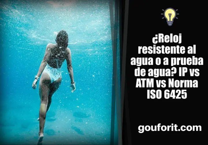 Mujer nadando bajo el agua. Descubre si tu reloj de 5 atm es apto para bucear.