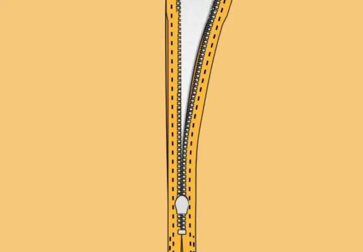 Cierre de cremallera amarillo, un invento que revolucionó la moda.