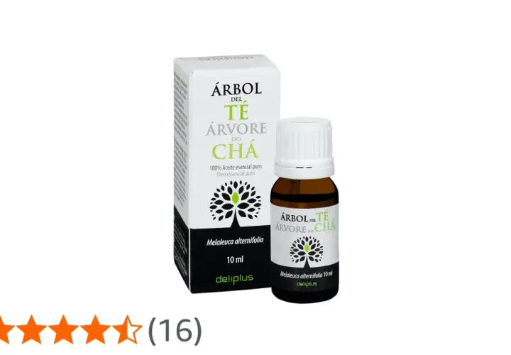 Aceite de árbol de té Deliplus de Mercadona, 10 ml. Un aceite esencial puro para tus cuidados.