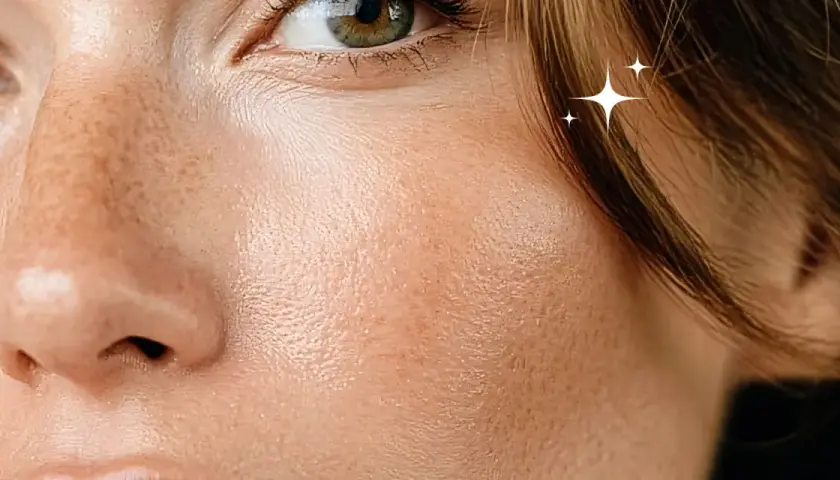 Piel radiante con la mejor base de maquillaje para 60 años. Textura suave y natural.