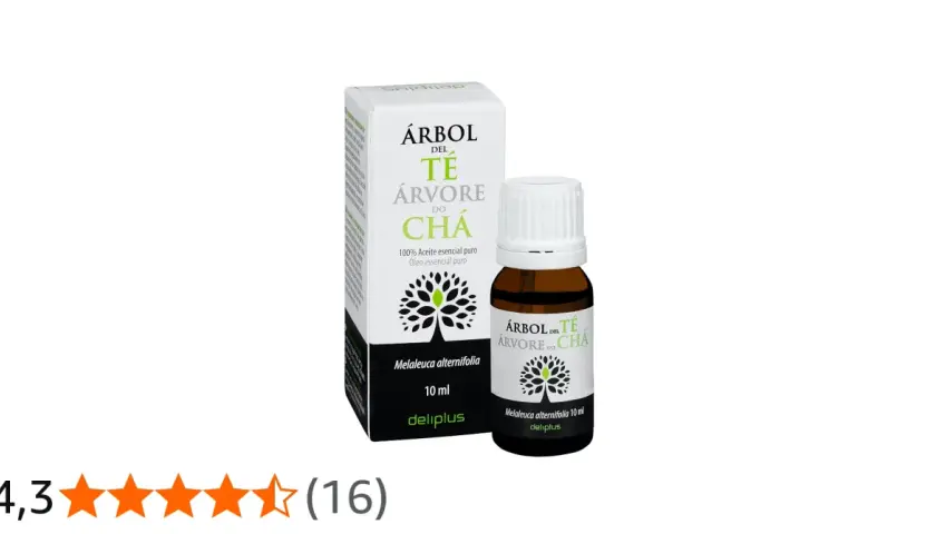 Aceite de árbol de té Deliplus de Mercadona, 10 ml. Un aceite esencial puro para tus cuidados.