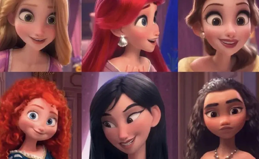 Princesas Disney modernas y la moda de cuento