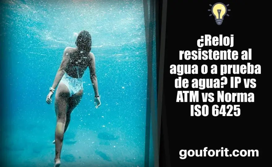 ¿Se puede nadar con un reloj 5 ATM? La verdad que no te cuentan