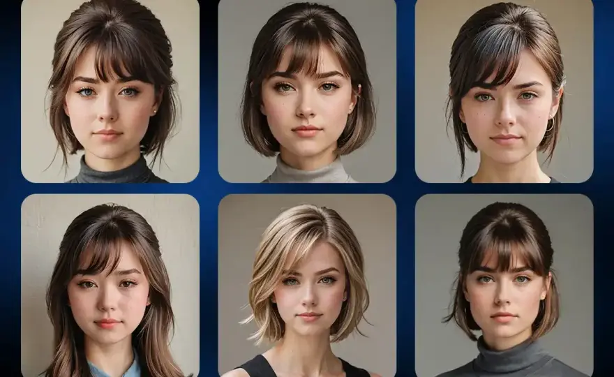 ¿Qué flequillo te favorece más? - Guía según tu rostro y cabello