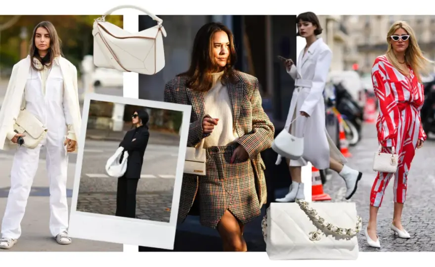 Bolso blanco: cómo combinarlo para un look impecable