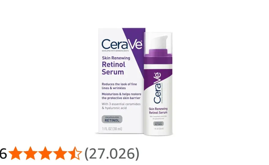 Retinol CeraVe porcentaje - ¿Cuál es y qué sérum elegir para tu piel?