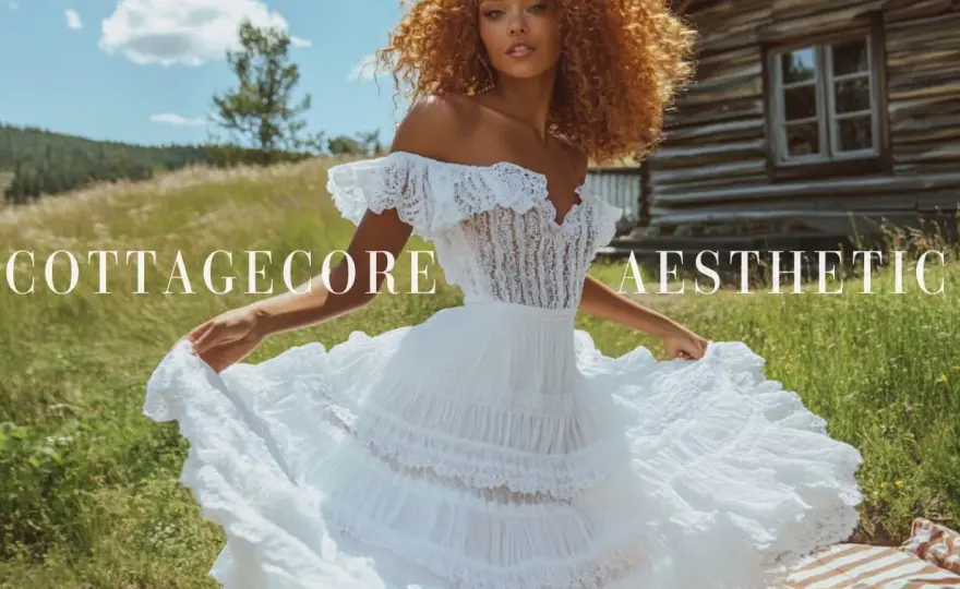 Cottagecore en moda - cómo llevarlo con naturalidad