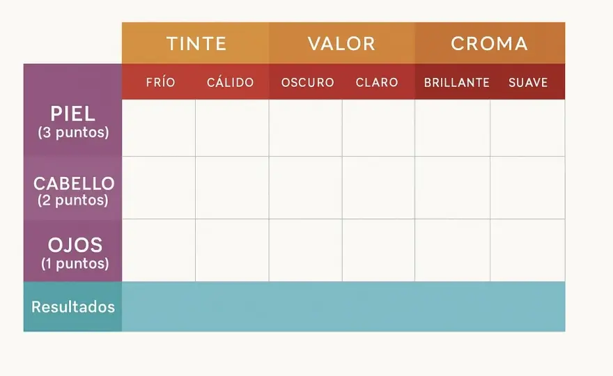 Estudio de Colorimetría - Tu paleta ideal te espera