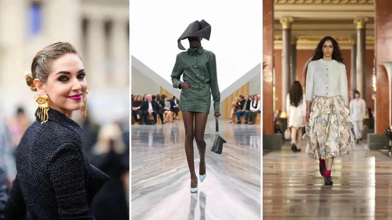 Tres estilos de moda: glamour audaz, minimalismo vanguardista y romántico floral. Diversos tipos de aesthetic.