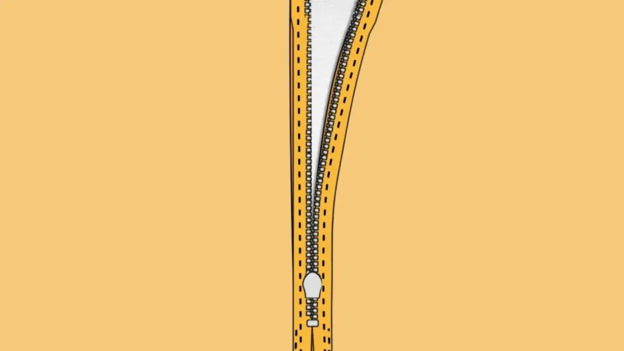 Cierre de cremallera amarillo, un invento que revolucionó la moda.