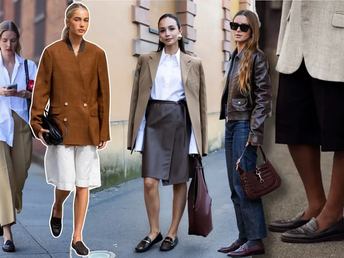 Estilos chic para mujer: cómo llevar mocasines con bermudas, faldas o jeans. Looks modernos y elegantes.