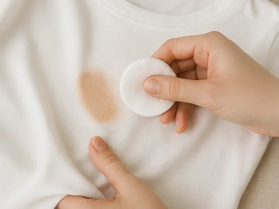 Cómo quitar maquillaje de la ropa sin fijar la mancha