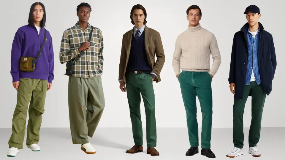 Cómo combinar un pantalón verde sin fallar